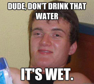 water meme