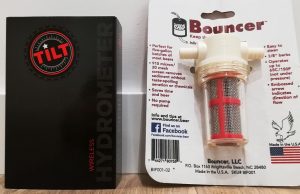 Prime impressioni su Tilt, Brewfather e filtro Bouncer tilt idrometro filtro bouncer